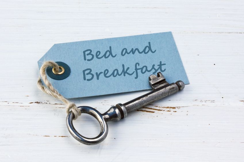 bed and breakfast room key